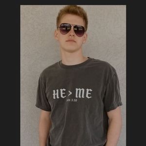 He> Me Christian Graphic T
